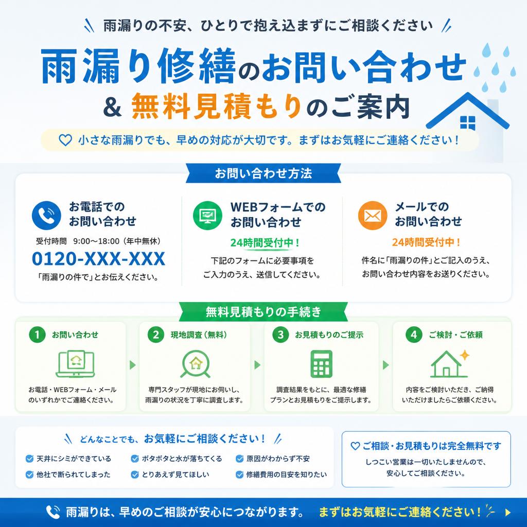 7. お問い合わせ・無料見積もり